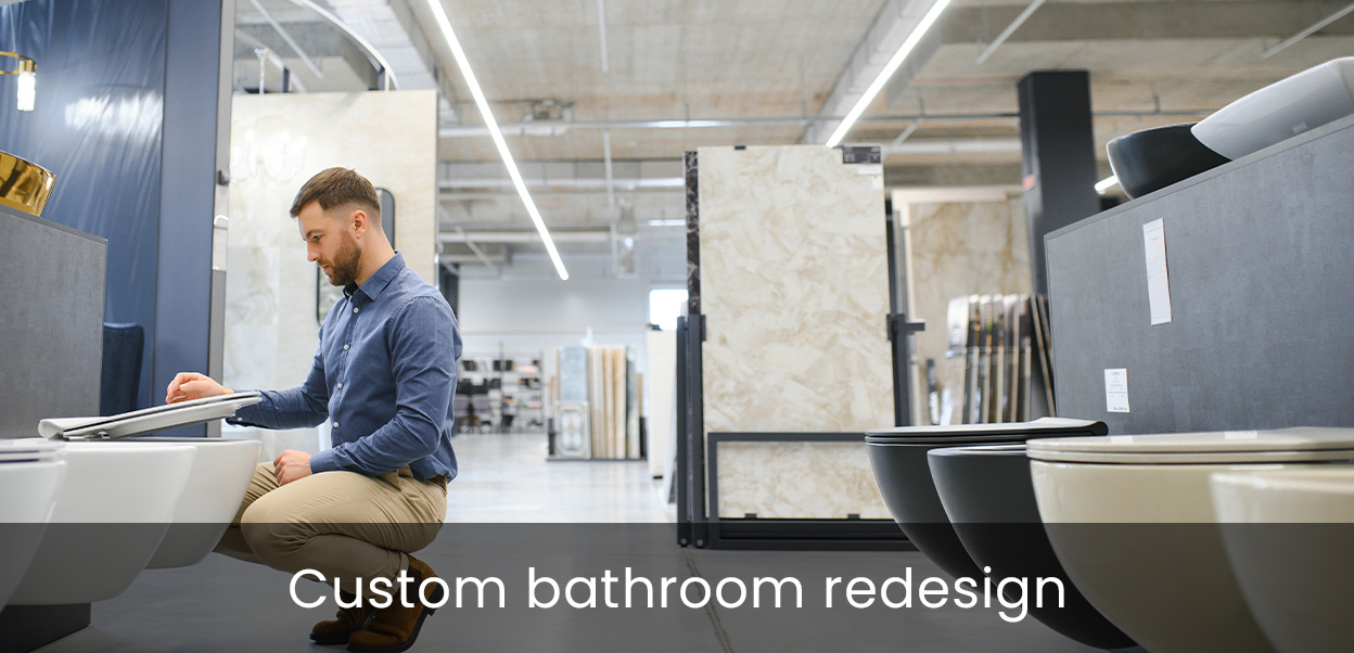 custom bathroom redesign